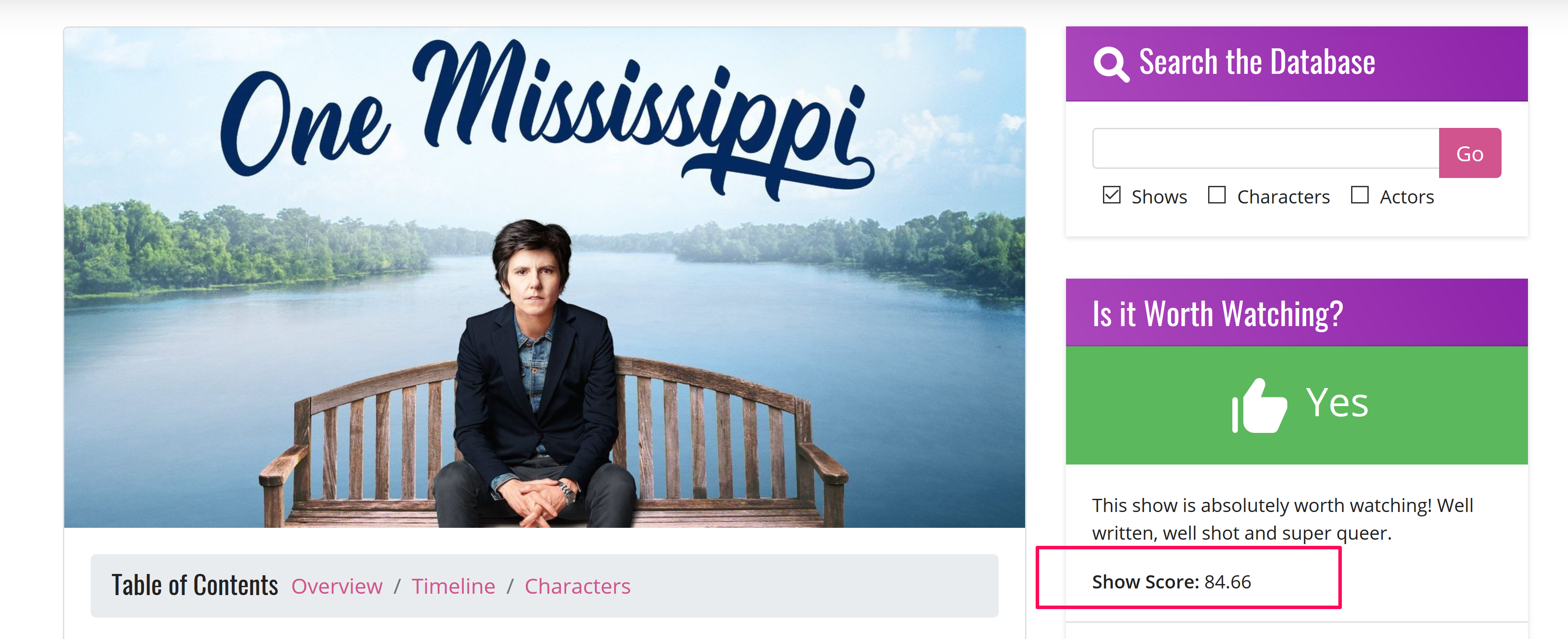 One Mississippi